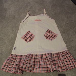 Girls Moschino Bambino Pink and White Dress Size 5A